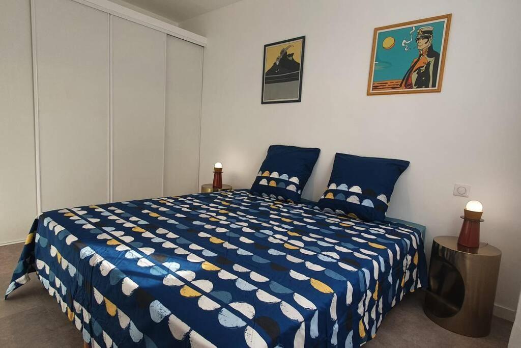 Bd Grosso Apt 4 Prs, 300M Plage, Clim, Parking Nice Extérieur photo