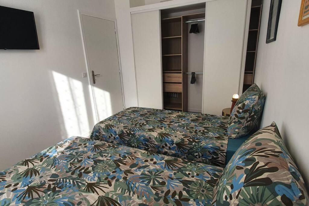 Bd Grosso Apt 4 Prs, 300M Plage, Clim, Parking Nice Extérieur photo