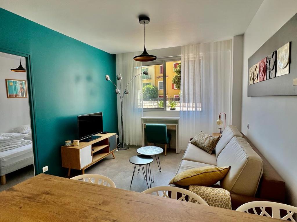 Bd Grosso Apt 4 Prs, 300M Plage, Clim, Parking Nice Extérieur photo