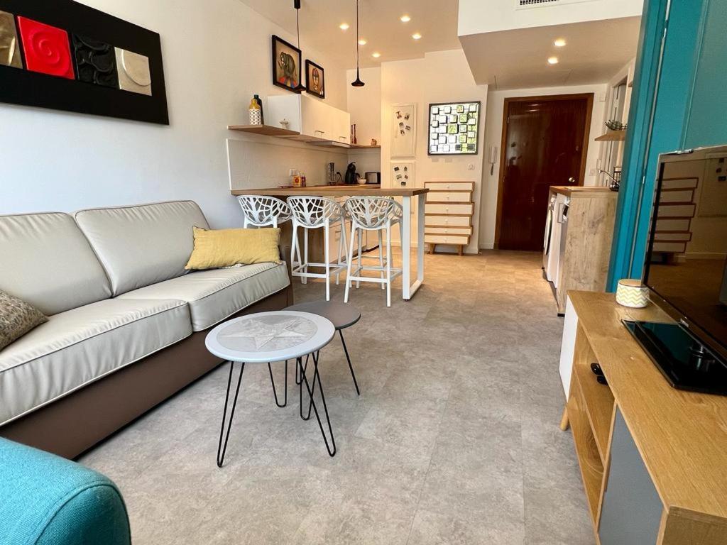 Bd Grosso Apt 4 Prs, 300M Plage, Clim, Parking Nice Extérieur photo
